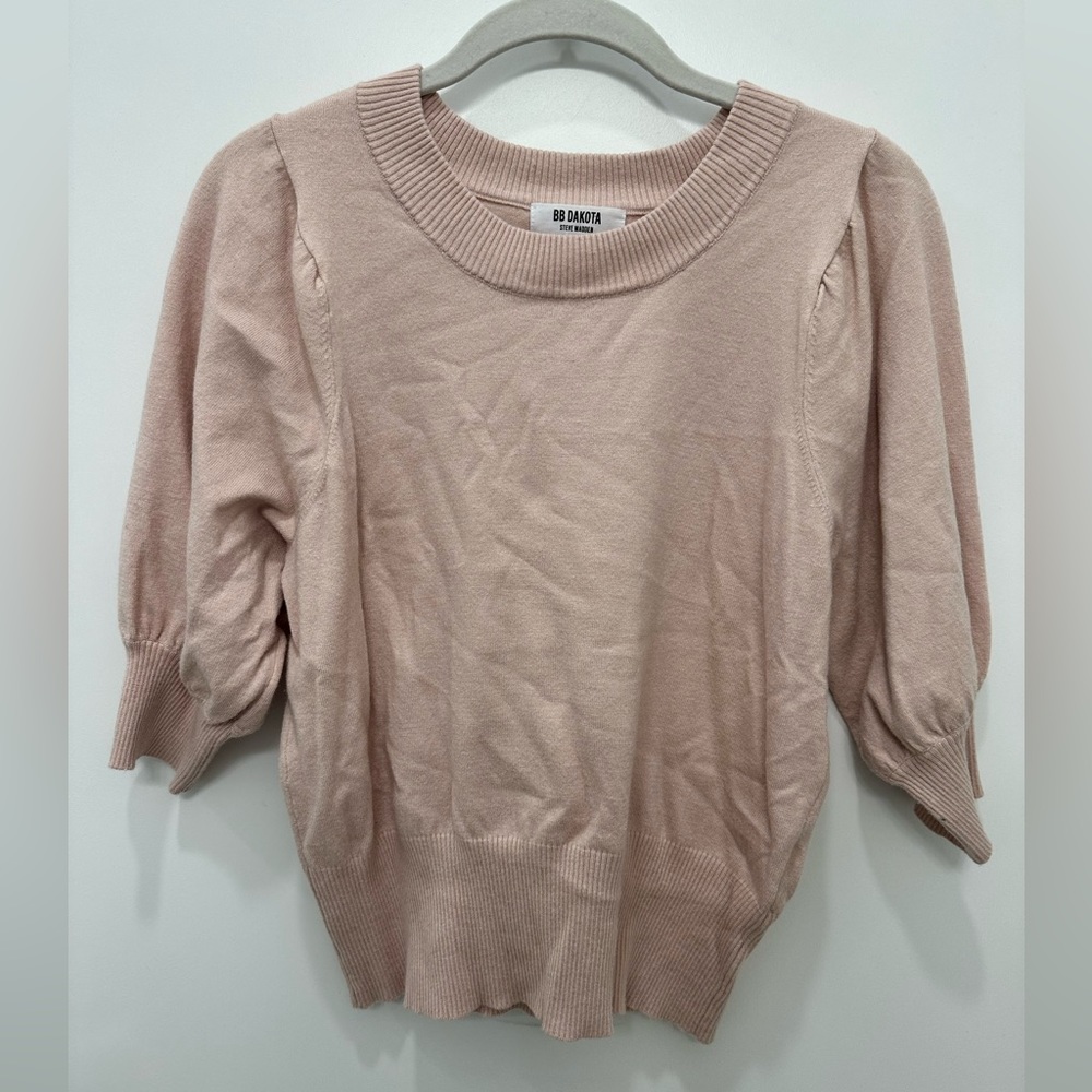 BB Dakota Pink Sweater Size L